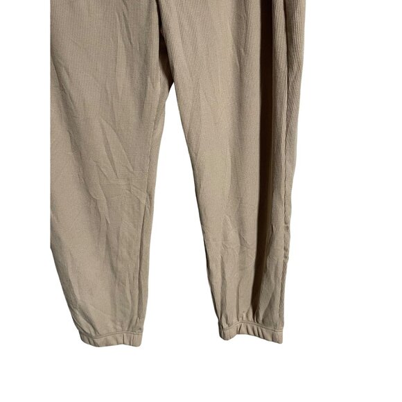 Gilly Hicks Womens Beige Waffle Knit Lounge Pants XXL Stretch Fabric - Picture 5 of 11